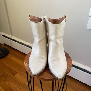 White Ankle Boots